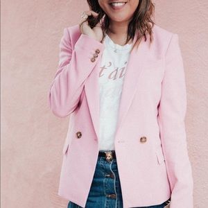 J Crew Dover blazer pink VGUC